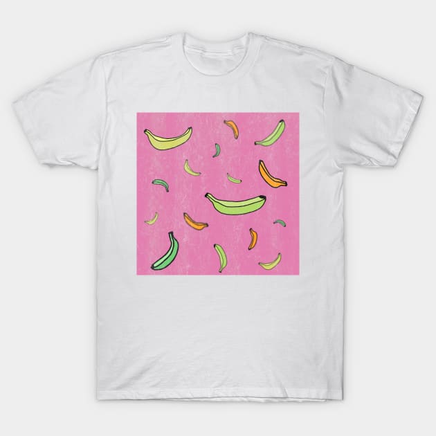 Bananas in ice. T-Shirt by EvgeniiV